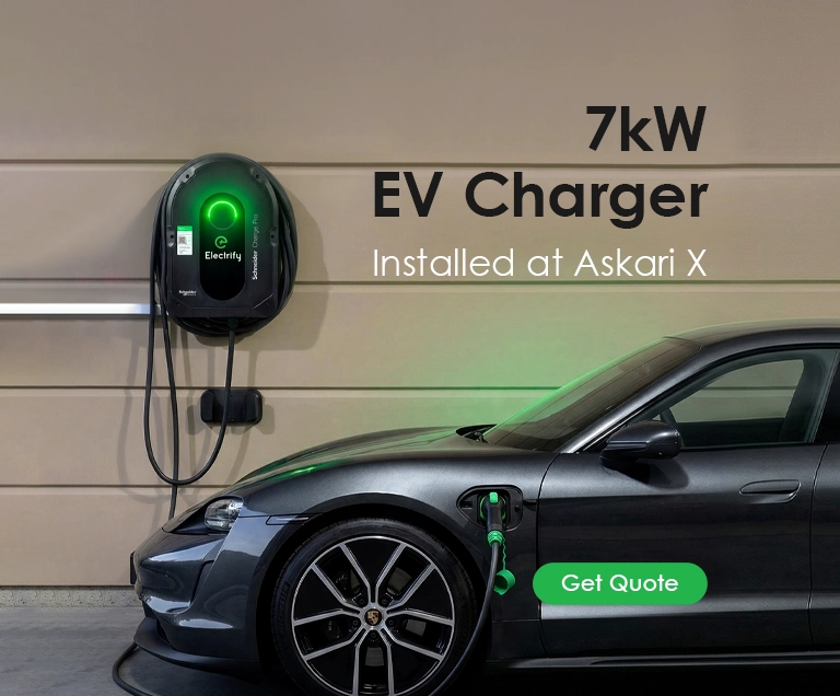 Electrify Installed 7kW EV Charger at Askari-X